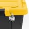 IRIS® 13.3qt. Black Store-It-All Utility Totes with Yellow Buckle Lids, 5ct.